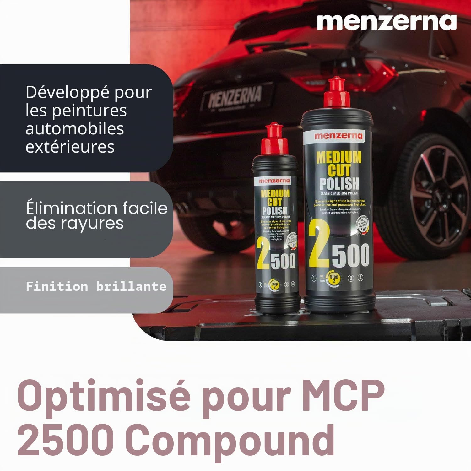 menzerna Éponge de Polissage Medium Cut Foam