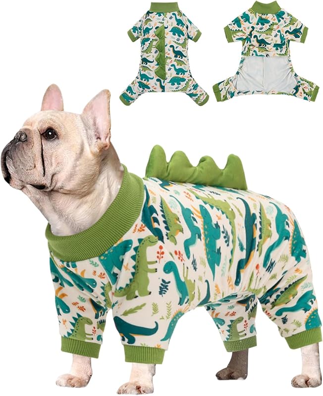 Fantasia de Dinossauro para Cães CuteBone em Veludo Crystal de Spandex COSP05L