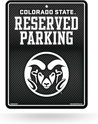 Vista 46 de Letrero de metal NCAA de 8.5 x 11 pulgadas, ideal para cueva de hombre, dormitorio, oficina, decoración del hogar Primario