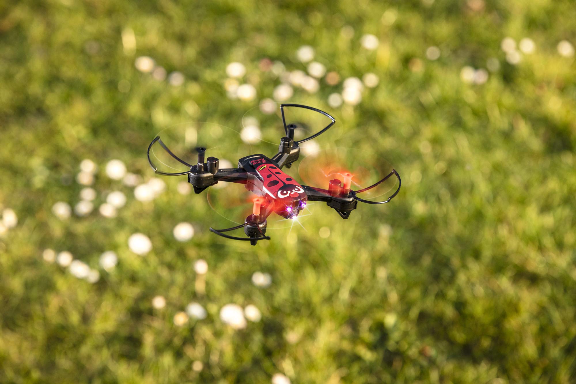 Carson 500507153 X4 Angry Bug 2.0, w 100% gotowy do lotu, zdalnie sterowany, Quadcopter RC, w zestawie baterie i pilot zdalnego sterowania