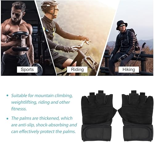 Miniatura 9 de BESPORTBLE 1 Pair Sports Gloves Mens Glives Outdoor Gloves Training Gloves Hand Muffs for Men Workout Gloves for