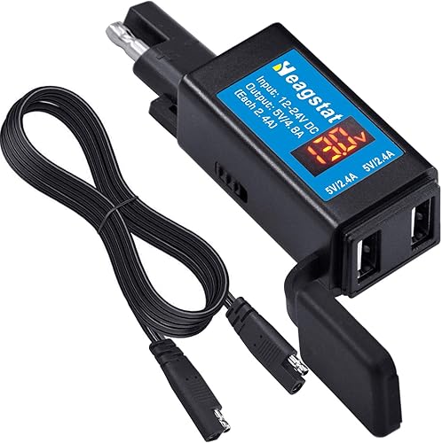 Alimentación de puerto SAE a USB para GPS, Smartphone MP3, cámara de movimiento