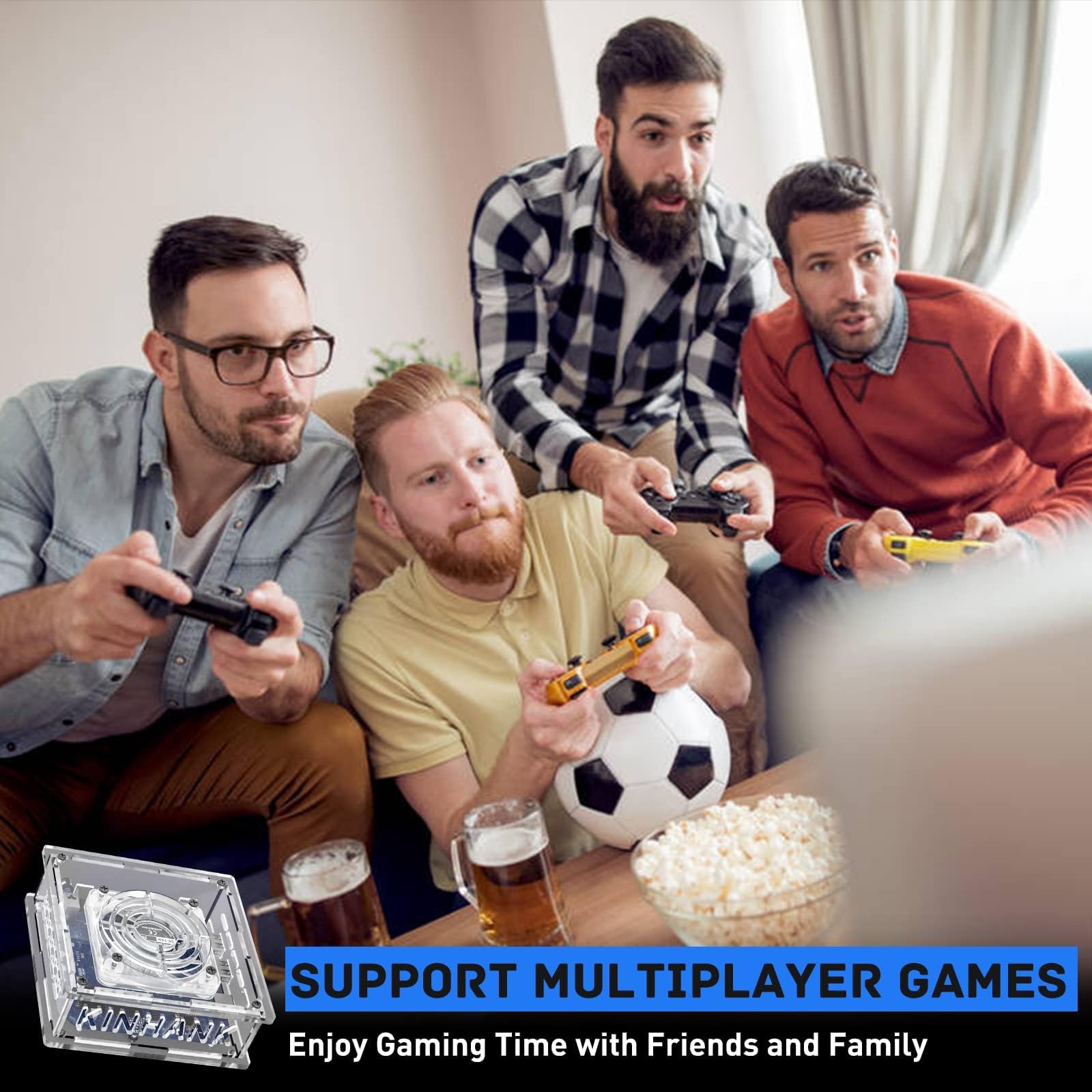 Super Console X PRO Plus da 256 GB, Console per Videogiochi retrò con Oltre 50.000 Giochi Integrati, Compatibile con PS1/PSP/MAME, Supporta Il Download di Giochi da Soli per PSP/N64/NDS/PS1