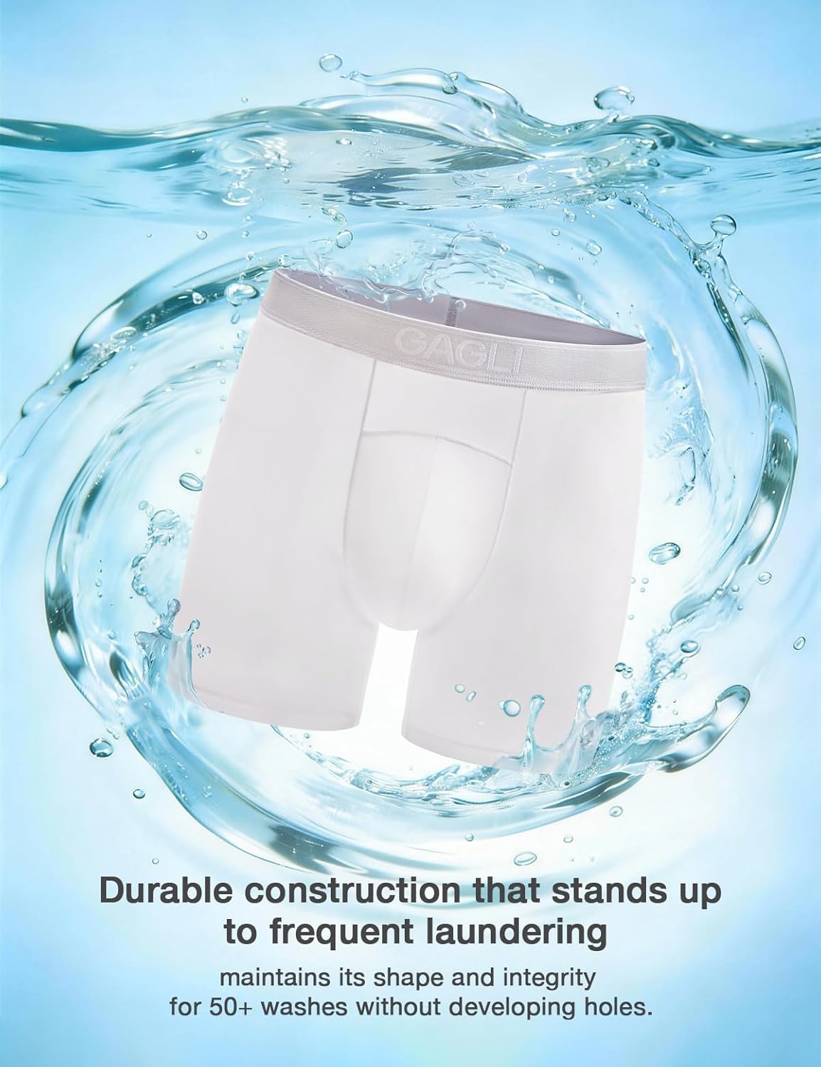 Men's Underwear Pack, Modal Boxer Briefs, Breathable Underwear for Men, Ultra Soft & Comfortable & Moisture-wicking - Image 7