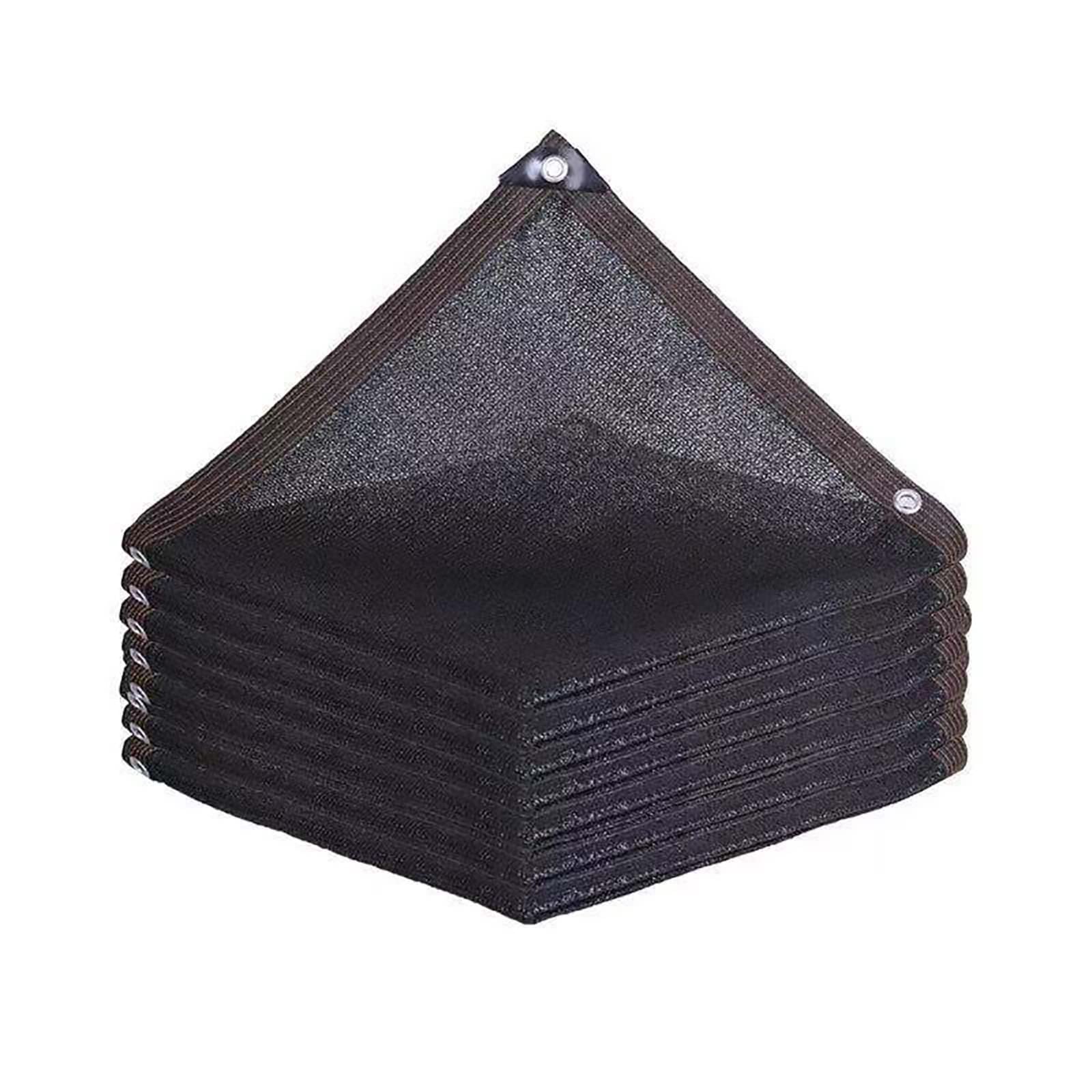 Malla Sombreadora 95% Red Sombra de Malla Solar Sombra Paño Red de Sombra de Privacidad Transpirable para Patio Piscina Jardín, Negra (6×6m(19.68×19.68ft))