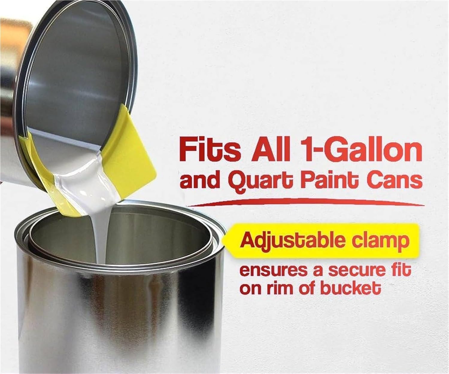 Paint Pouring Spout 8pcs Compact Easy Installation Paint Can Pourer Spout Pour Accessory for 1 Gallon Container