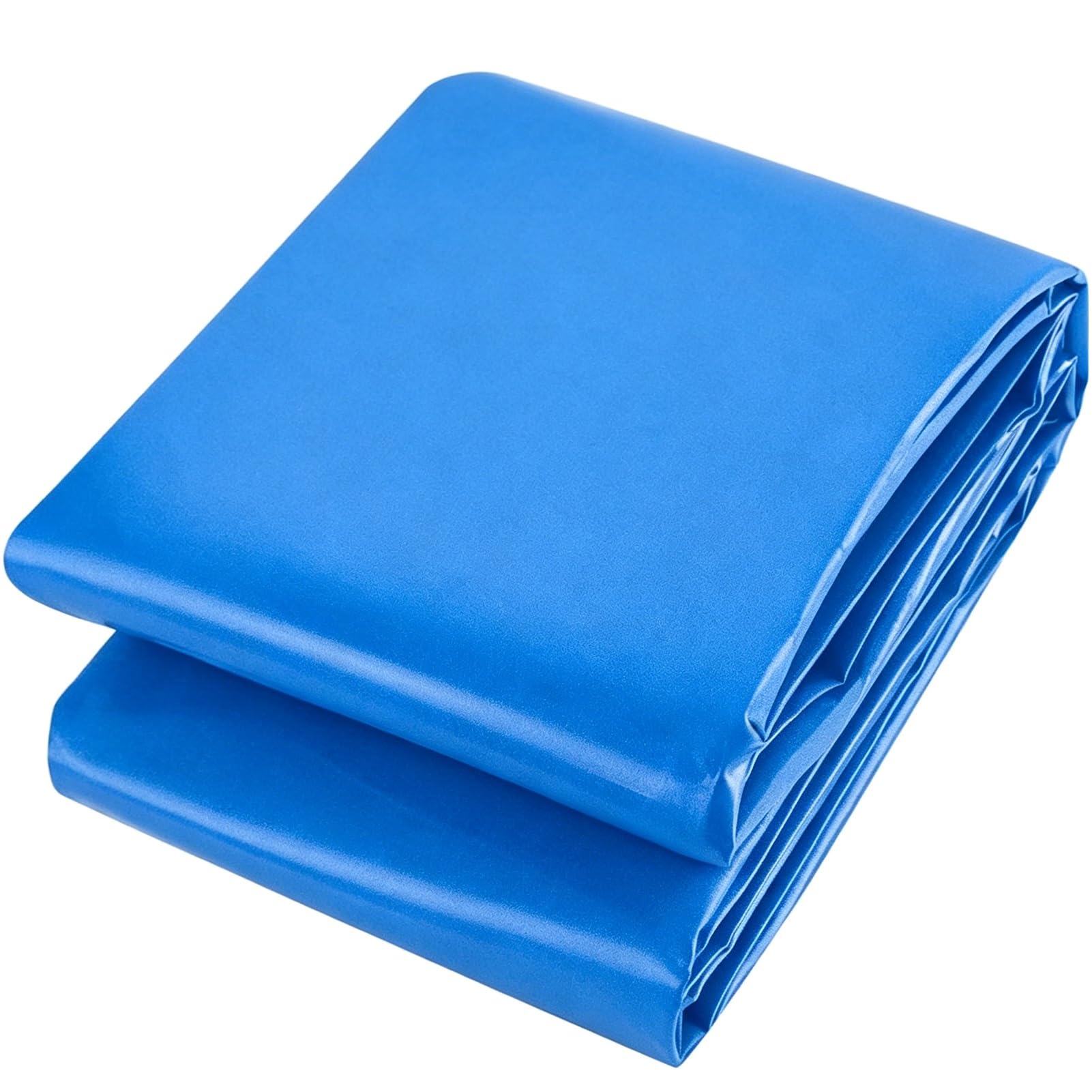 Yopappol One Color Flexible Waterproof Blue Hdpe Pond Liner, Puncture Resistant Tarp, Leak-Proof Membrane For Custom Swimming Pools & Water Features(4X5m(13.1X16.4ft))