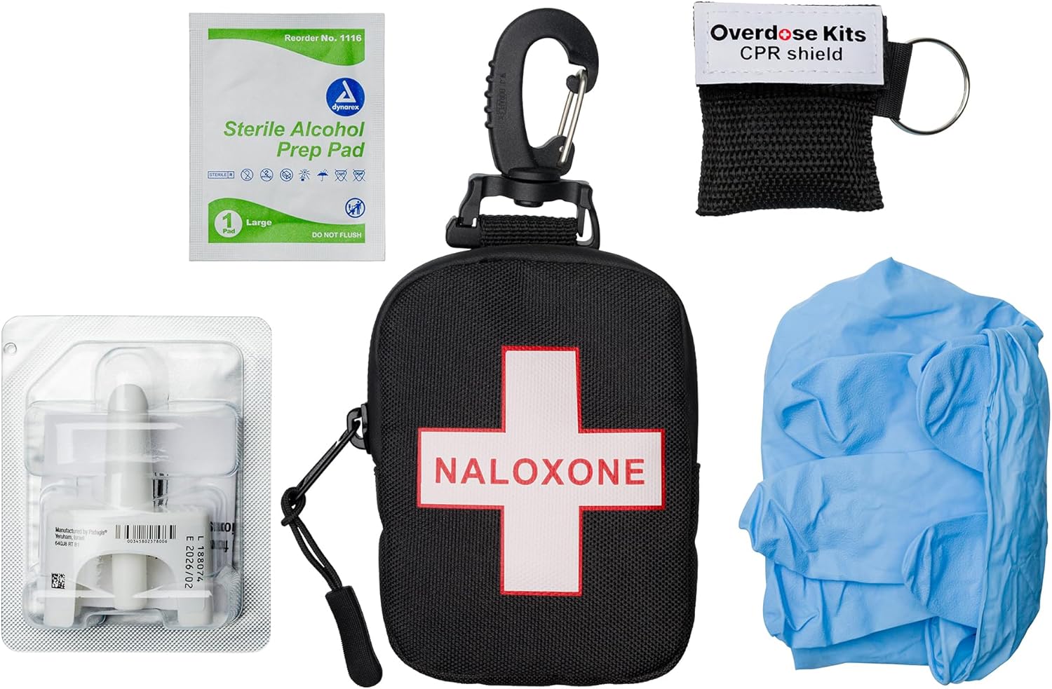 Mini Naloxone Duty Belt Pouch – Securely Holds One Nasal Spray Dose for Rapid Overdose Response