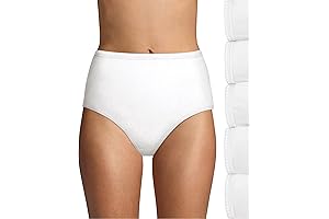 Hanes Women's ComfortFlex Fit High-Waisted Briefs 6-Pack