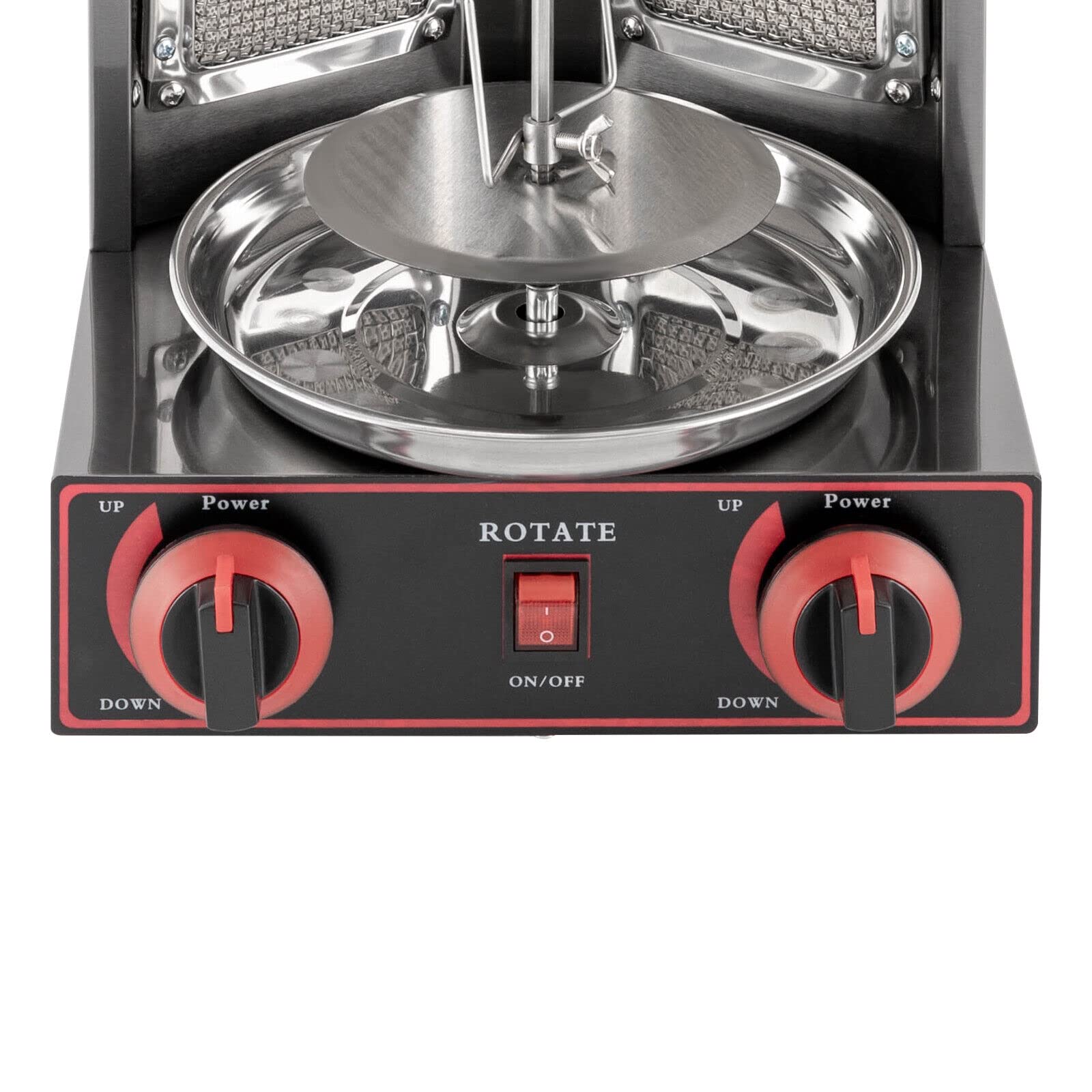 DönerGrill a gas Kebab Machine, Macchina elettrica GPL Kebab Vertical Gyrosgrill Grill Grill con interruttore di regolazione della temperatura 3000 W 220 V