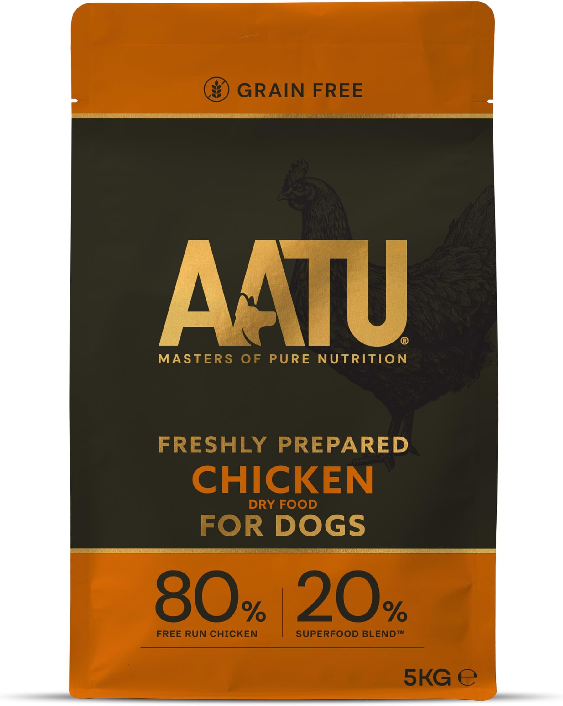 80/20 Complete Dry Dog Food, Chicken 5kg - Dry Food Alternative to Raw Feeding, High Protein. No Nasties, No Fillers.