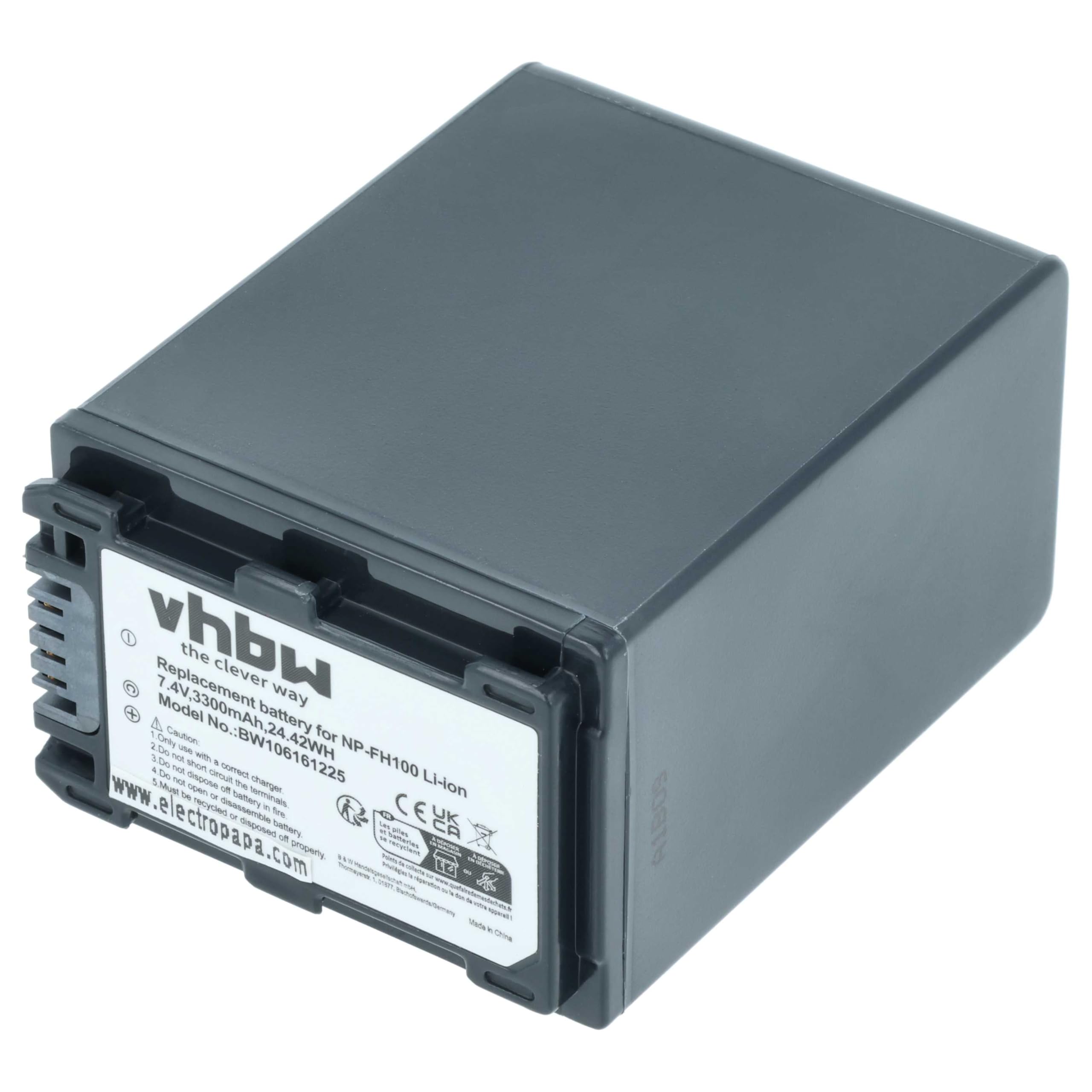 Batterie Caméra Sony Extenslo Passend Für Sony DCR-SR47R, DCR-SR47L, DCR-SR47, DCR-SR47E Batterie Li-ion 600mAh 7.2V Avec Puce