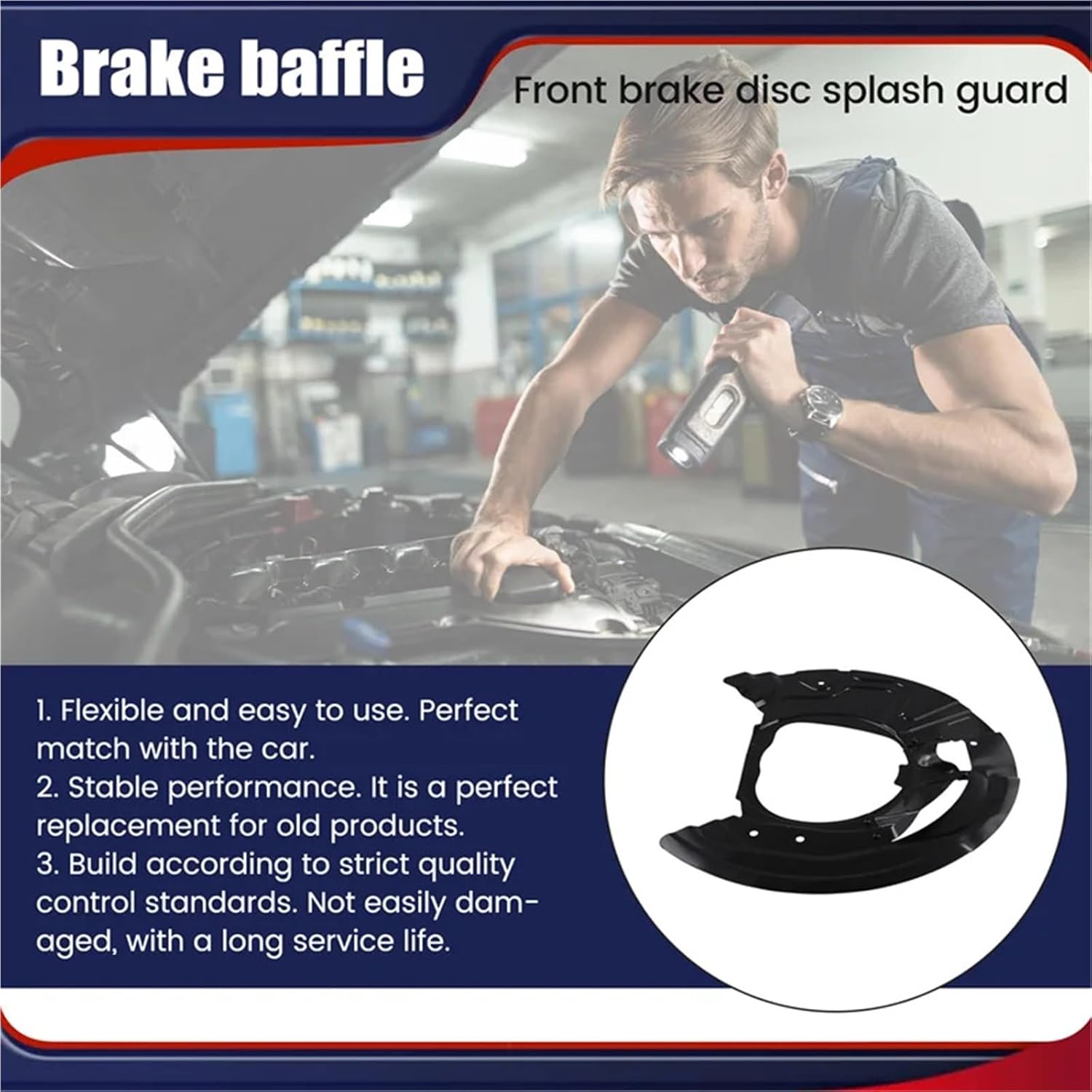 ブレーキディスクカバーフロント フロントブレーキディスクスプラッシュパネル1組 BMW X5 X6 E70 E71 2007-201