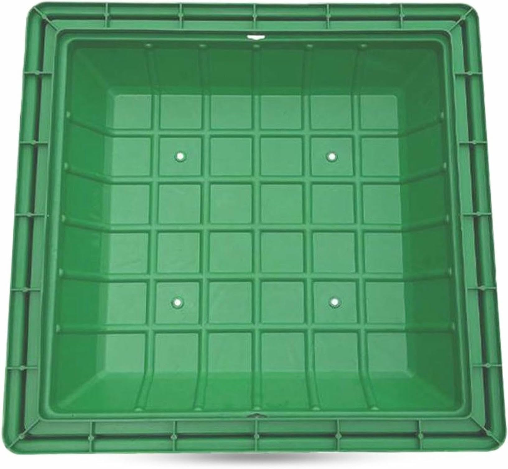 Plaque d'égout invisible verte 50 x 50 cm pour sublimer la pelouse de votre jardin