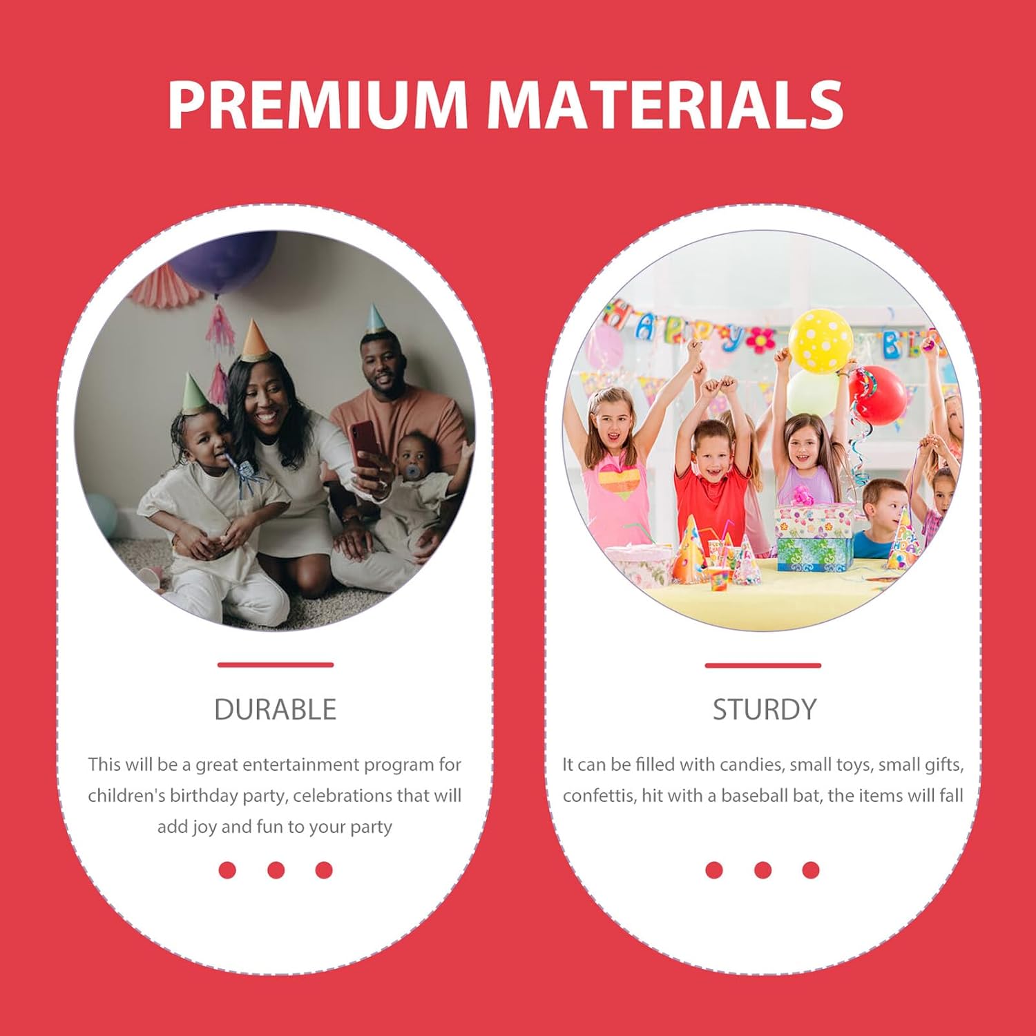 FAVOMOTO Birthday Pinata with Butterfly Prop for Outdoor Fun Birthday Supplies Party Game Decoration