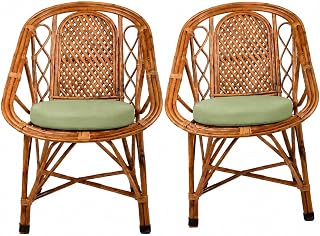 Cane Crafts Premium Bamboo Chairs | Kursi | Chairs for Living Room, Home, Dining Room, Bedroom, Kitchen, Office, Outdoor (... Price In India