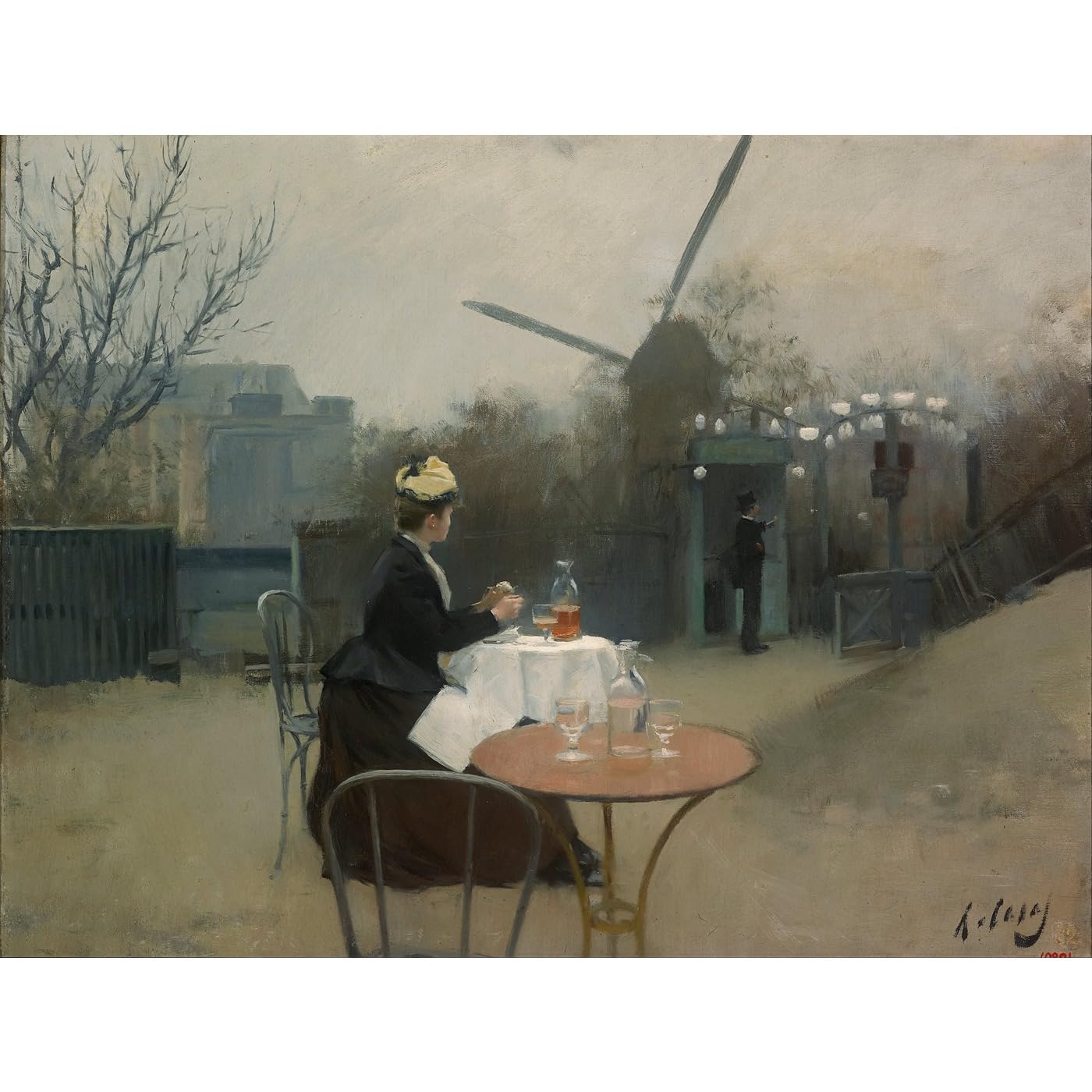 Impression giclée Ramon Casas Plein air 76x101 cm ARTICULOZY