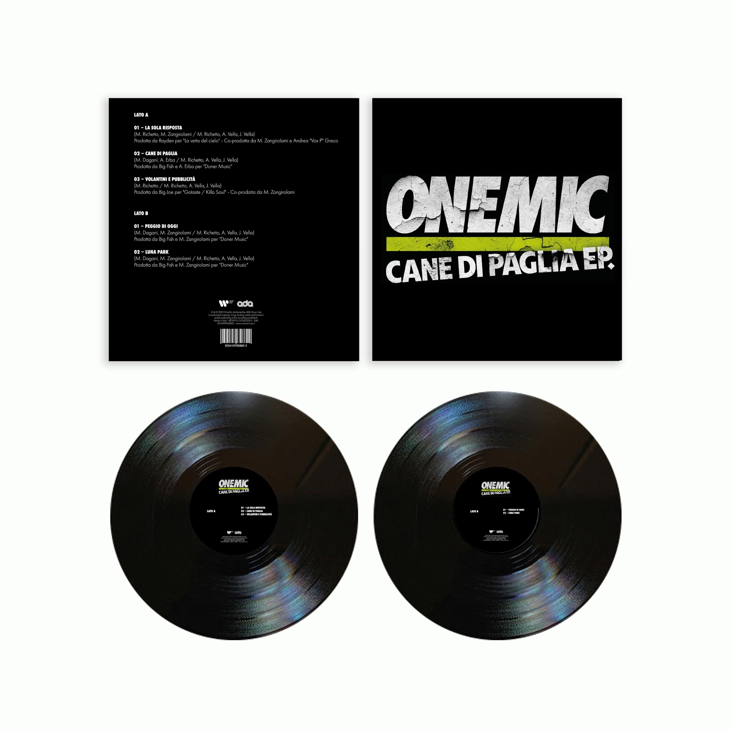 "Commerciale" e "Cane di paglia" EP (Bundle Vinili Autografati)