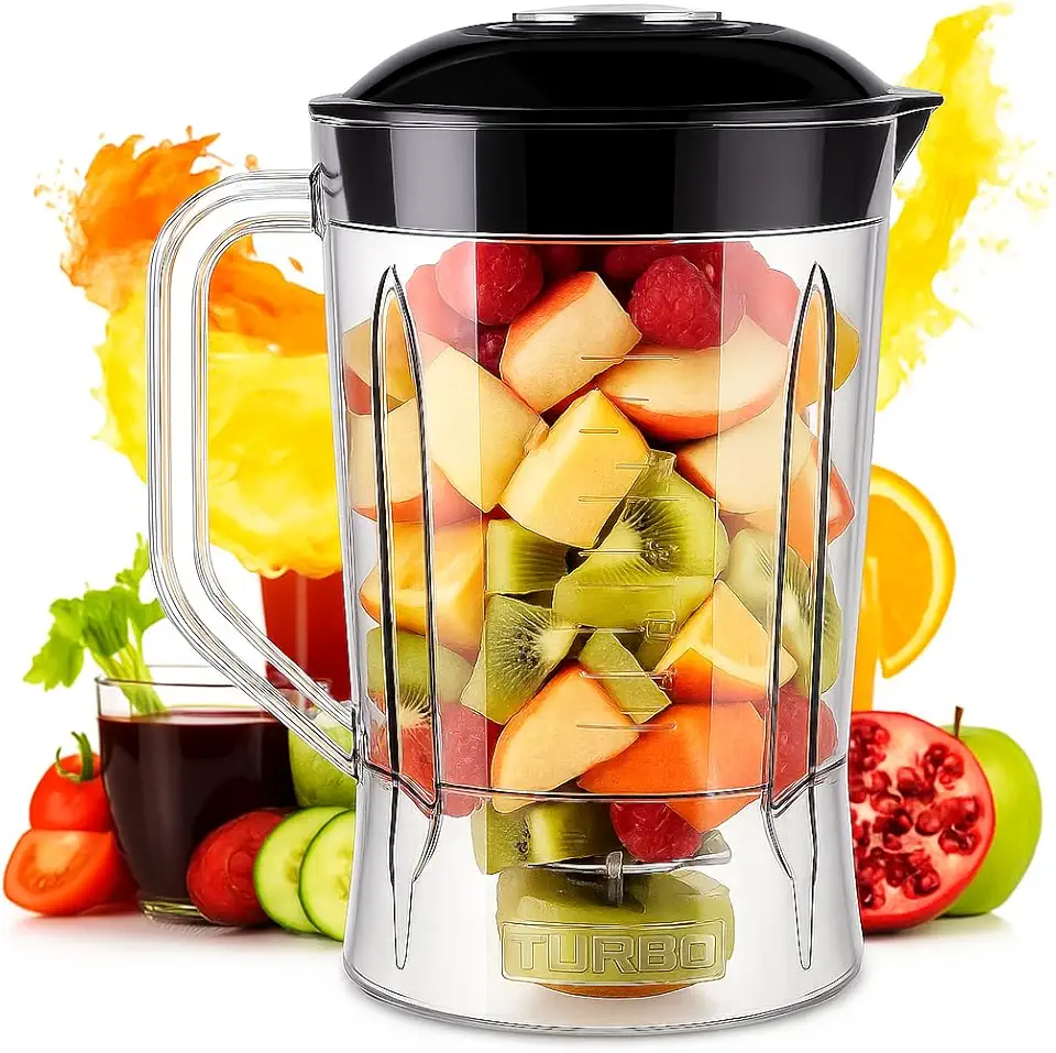 Copo Para Liquidificador Britânia Diamante 800 1050w - Original Tampa Preta
