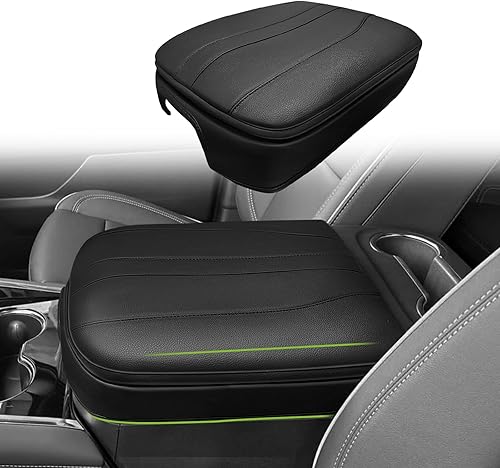 Miniatura 18 de Muslogy Funda para reposabrazos de consola central compatible con Chevy Silverado/Tahoe y GMC Sierra/Yukon 2007-2013, cojín para reposabrazos