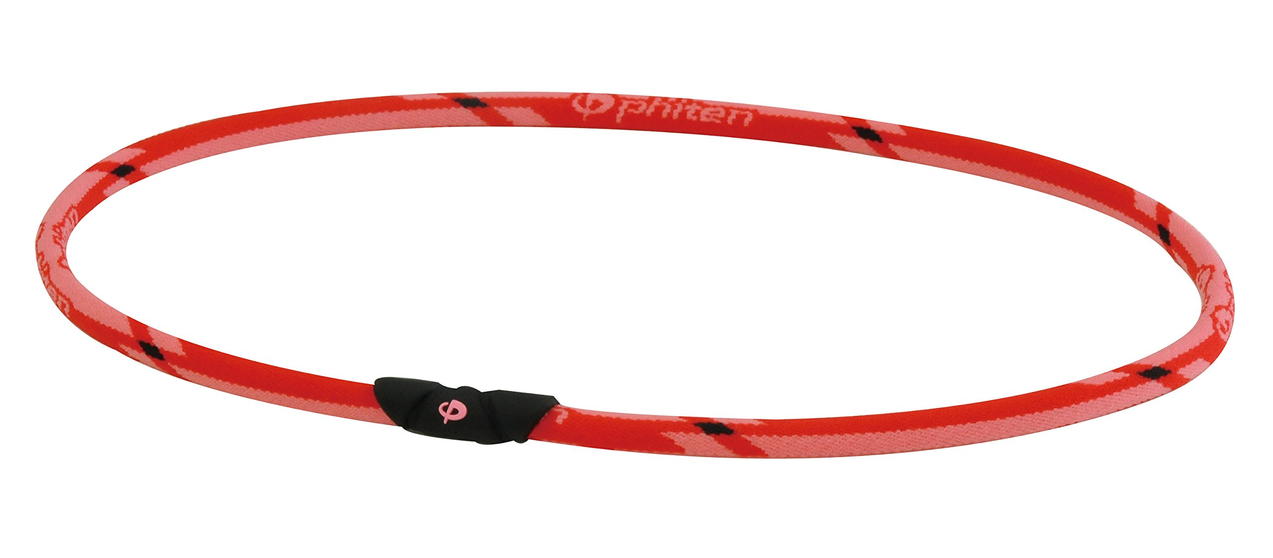 ファイテン(phiten) RAKUWAネックレス ゼネラルモデル レッド 50cm 軽量4g 伸縮性 日本製 アクアチタン採用 エントリーモデル 普段使いからスポーツまで 手洗い可能 コスパ優秀