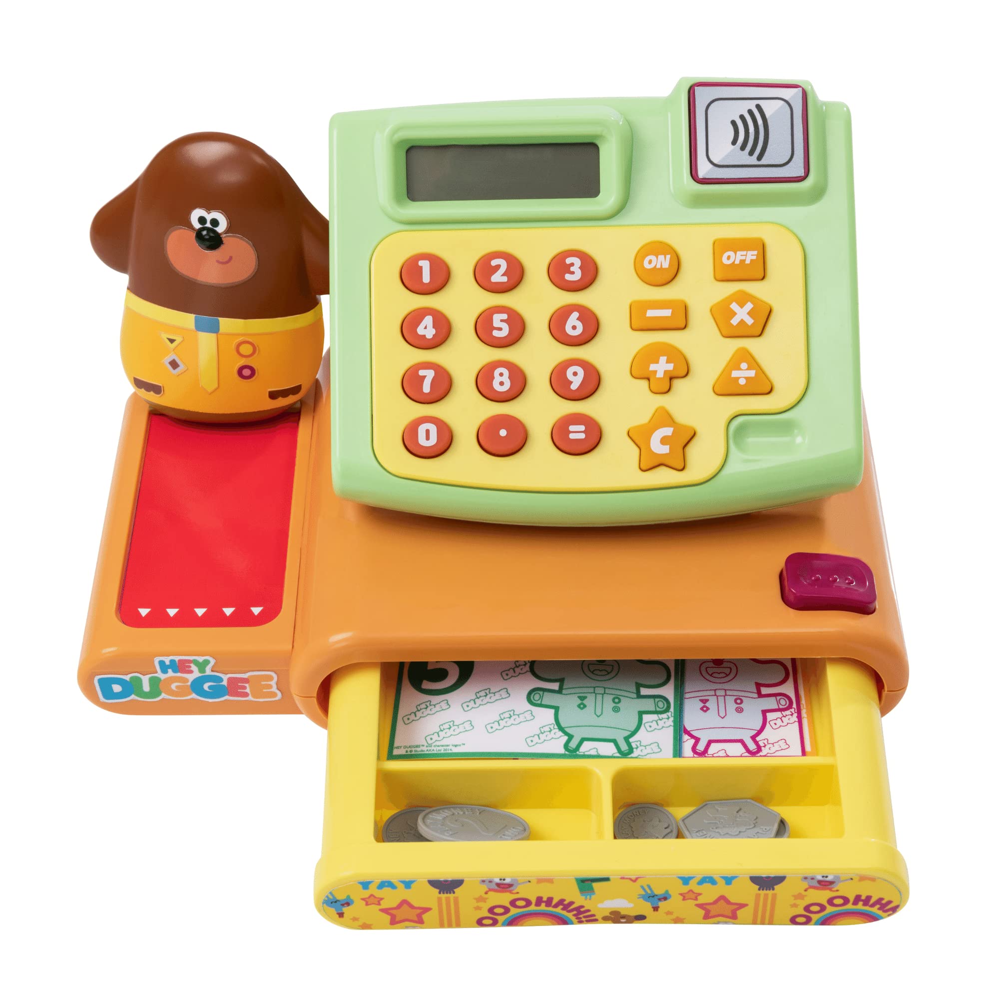 Hey Duggee Registratore di Cassa | Negozio Giochi di Ruolo con Accessori e Denaro | età 3+