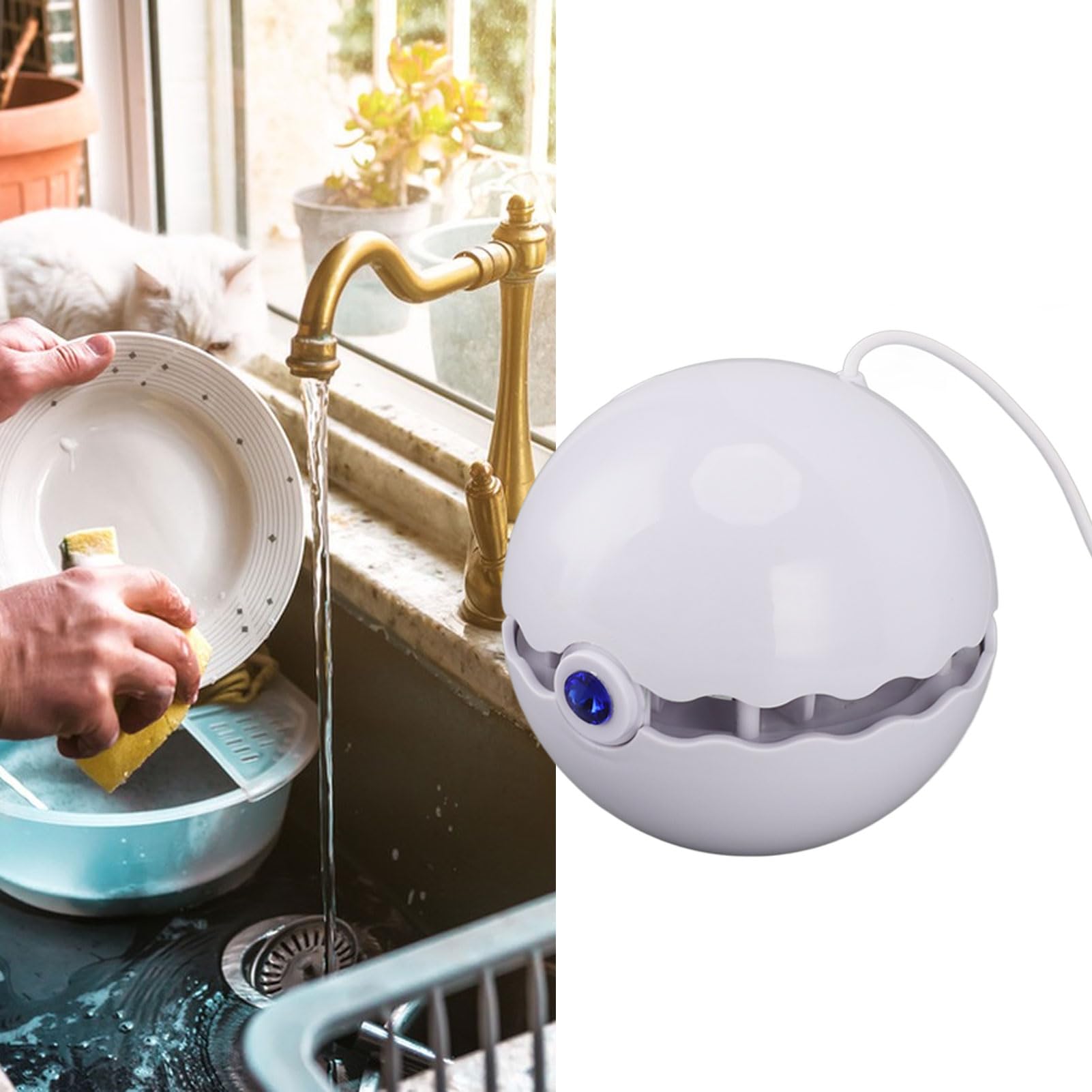 Mini lavastoviglie alimentata Tramite USB, ad Alta efficienza, per scuotere la lavastoviglie, per la casa e la Colore: Blu