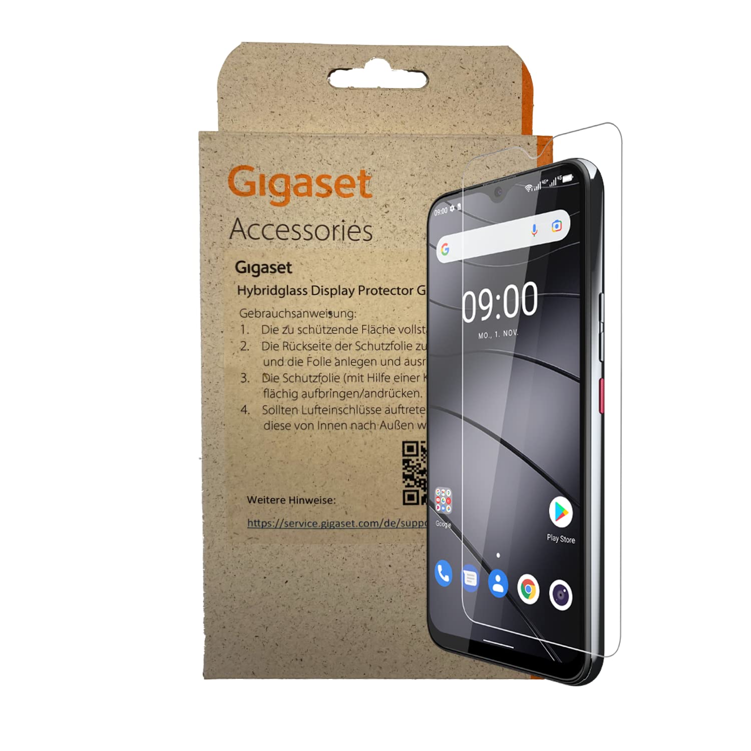 upscreen Protecteur d´Écran en Verre Trempé pour Gigaset GS5 – Glass-Plastique 9H Dureté