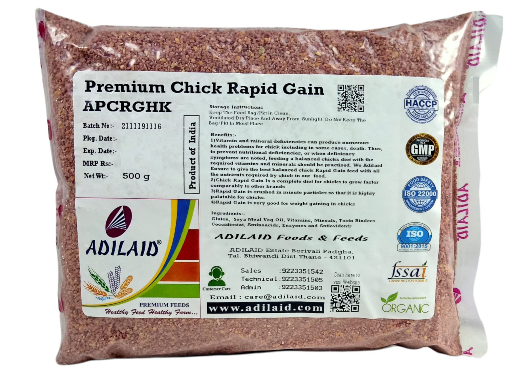 ADILAID Chick Rapid Gain for Small Chickens (400 GMS)-image-48