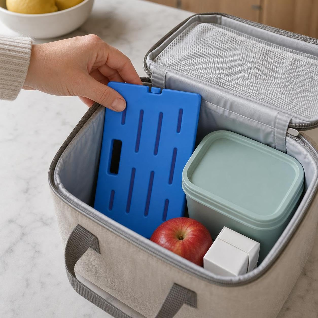 Kühlakku mit 2000ml | Kühlelemente für Transport von Lebensmitteln und Medikamenten | für Kühlboxen | für Camping