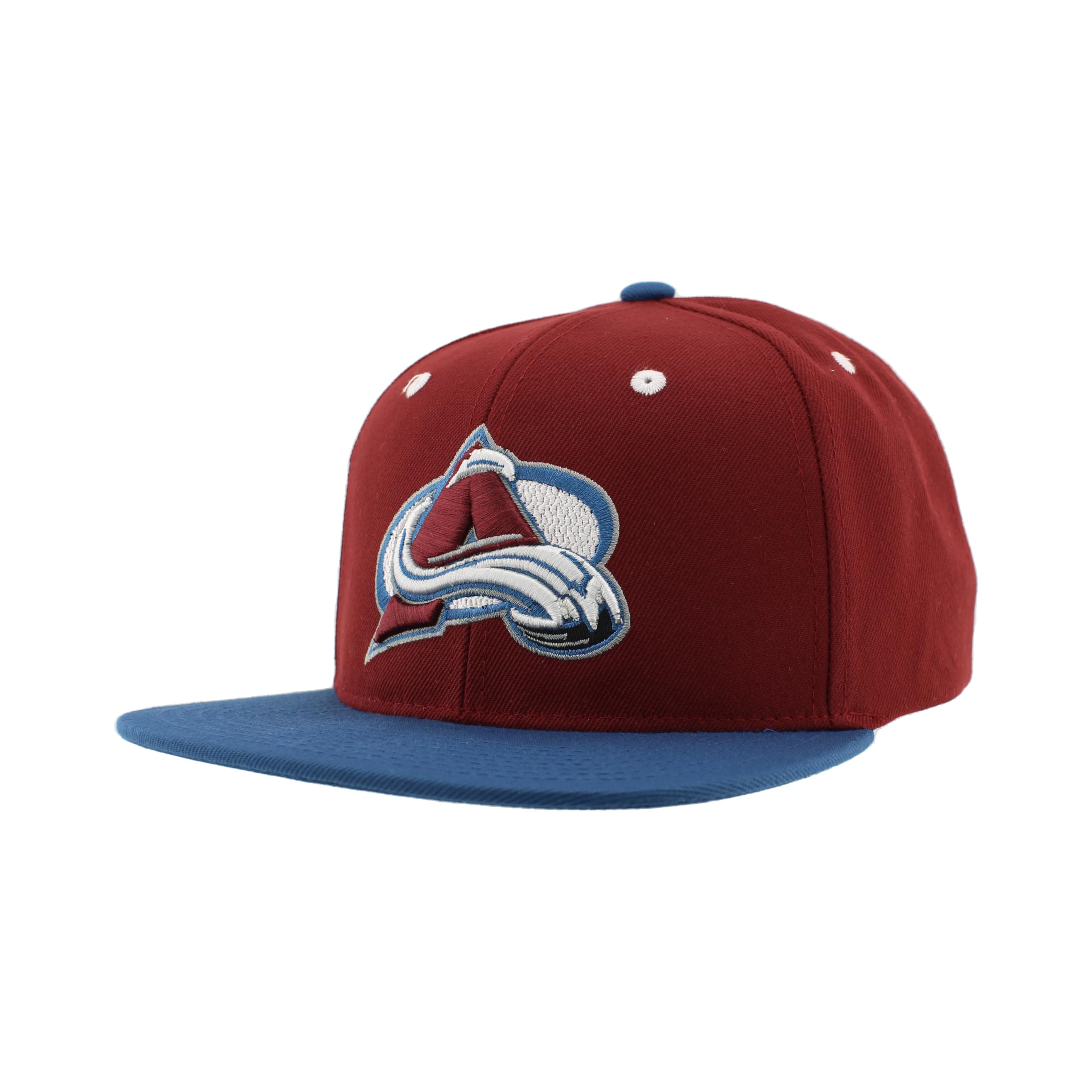 ZHATS Unisex's NHL Officially Licensed Adjustable Snapback Hat Flat Bill Z11 Icon Two Color, One Size
