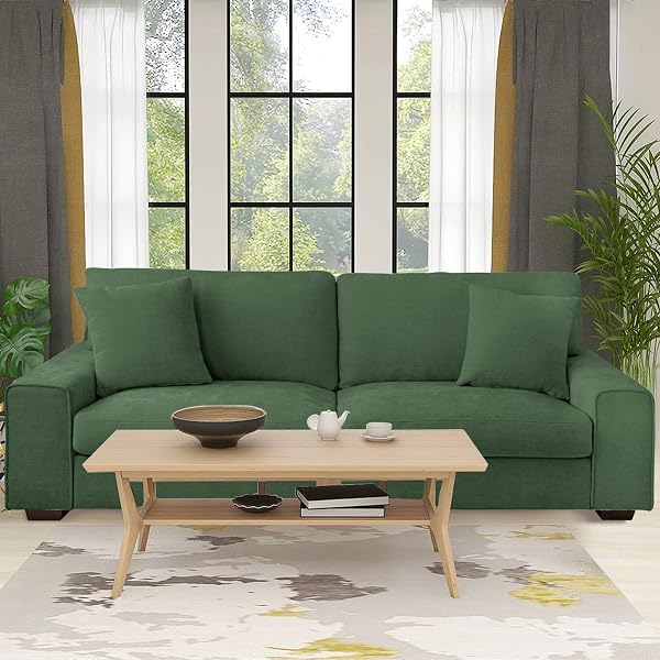 DOPEDIO Modern Sofa 71.25inch Green