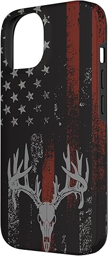 Miniatura 2 de Funda para iPhone 14 con la bandera americana de cola blanca ciervo Buck Hunting USA FLAG Hunter