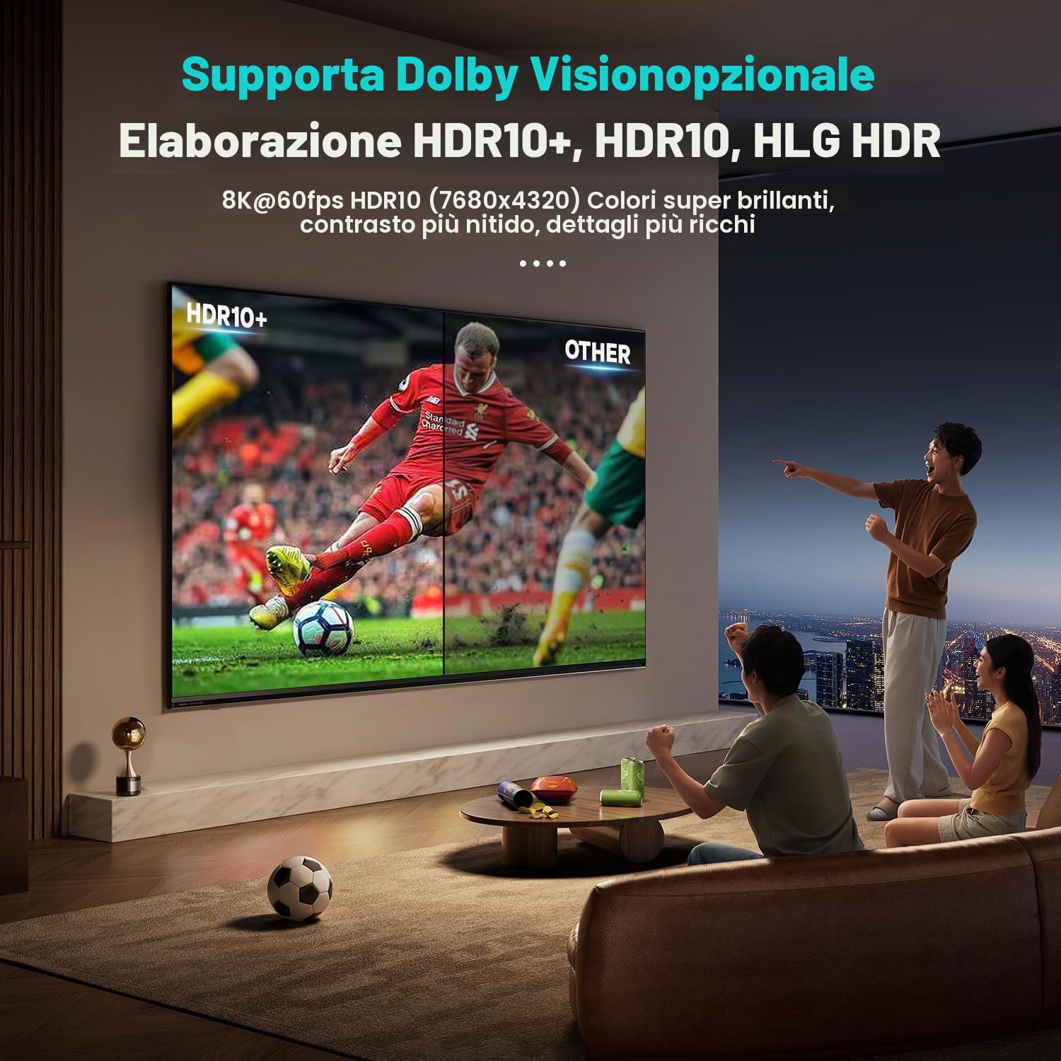 RUPA Android TV Box 2025 S905X5M Smart TV Box mit Android14.0 RAM 2G ROM 16G WiFi6 Enternet 10/100M Bluetooth 5.0 USB3.0 Unterstützt 3D HD 8K Android Box