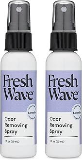 Fresh Wave Lavender Scent Odor Eliminator Spray & Air Freshener, 2 fl. oz. Travel Size (Pack of 2)