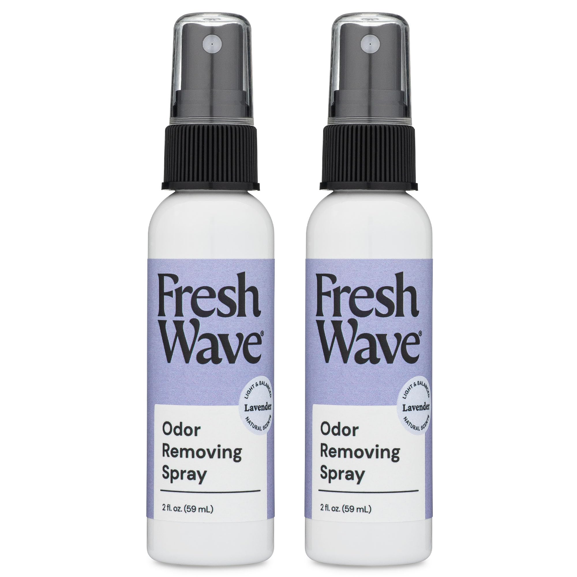 Fresh Wave Odor Eliminator Room Spray, 2 oz Travel Size, 2-Pack, Lavender