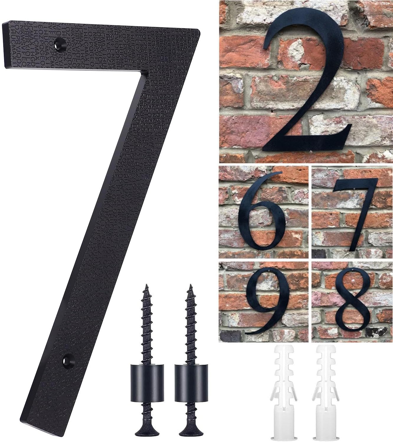 Amazon House Address Numbers Amazon.com: 10 Inch Large House Numbers,Floating House Numbers, Big ...