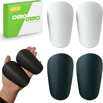 2 Pairs Mini Soccer Shin Guards Lightweight Small Shinguards Protective Pads for Youth Adults Football Training Gear Sports Leg Guard