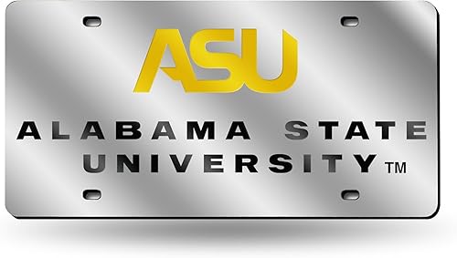 Miniatura 425 de Rico Industries Placa de matrícula de metal con incrustaciones láser de Florida Gators de la NCAA plateado,Alternativo,Negro -,Negro/Plata,Azul,azul