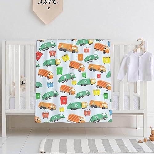 Vista 51 de Manta de construcción para regalo, manta de franela ultra suave y acogedora, manta de forro polar ligera y mullida, manta de felpa cálida para sofá