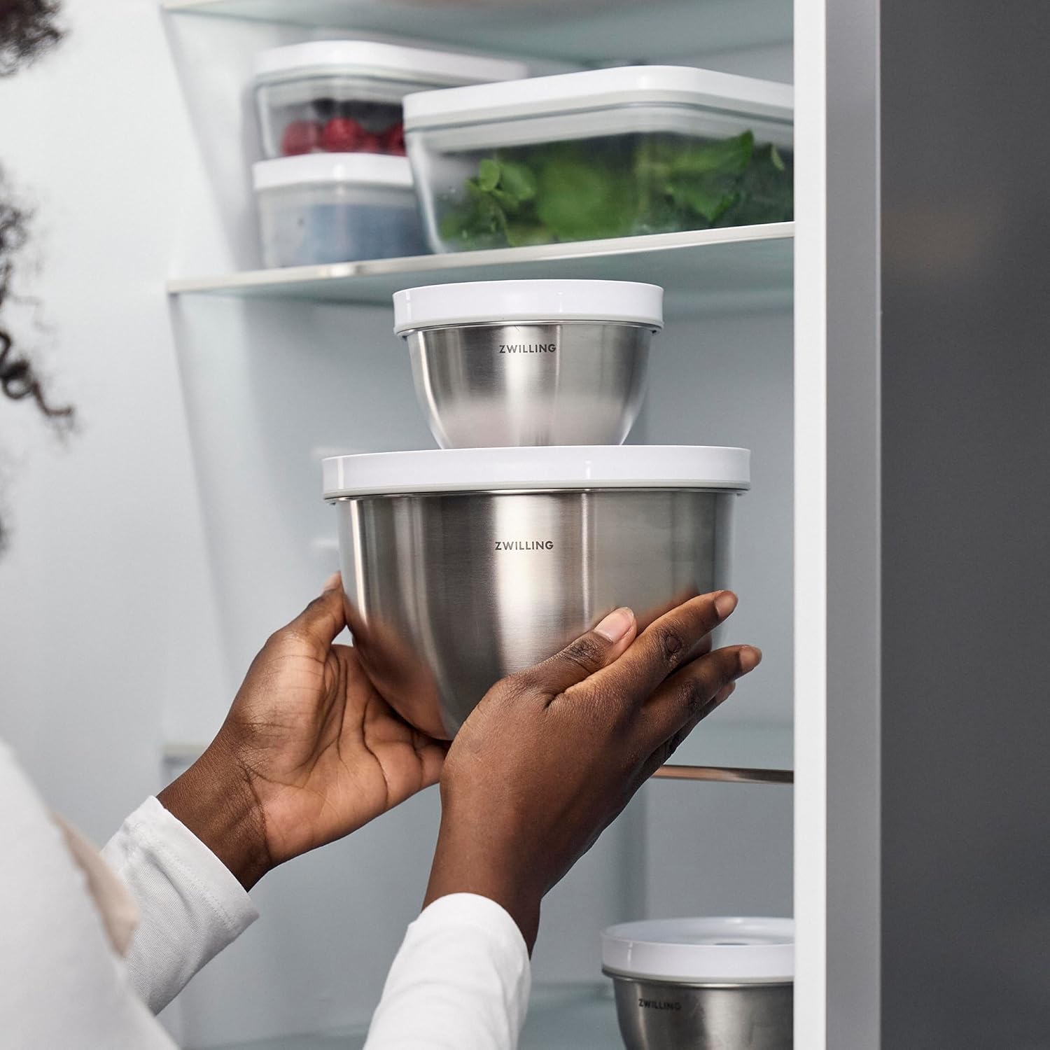 ZWILLING Fresh & Save BOWLS 3-pc Stainless Steel Vacuum Bowl Set