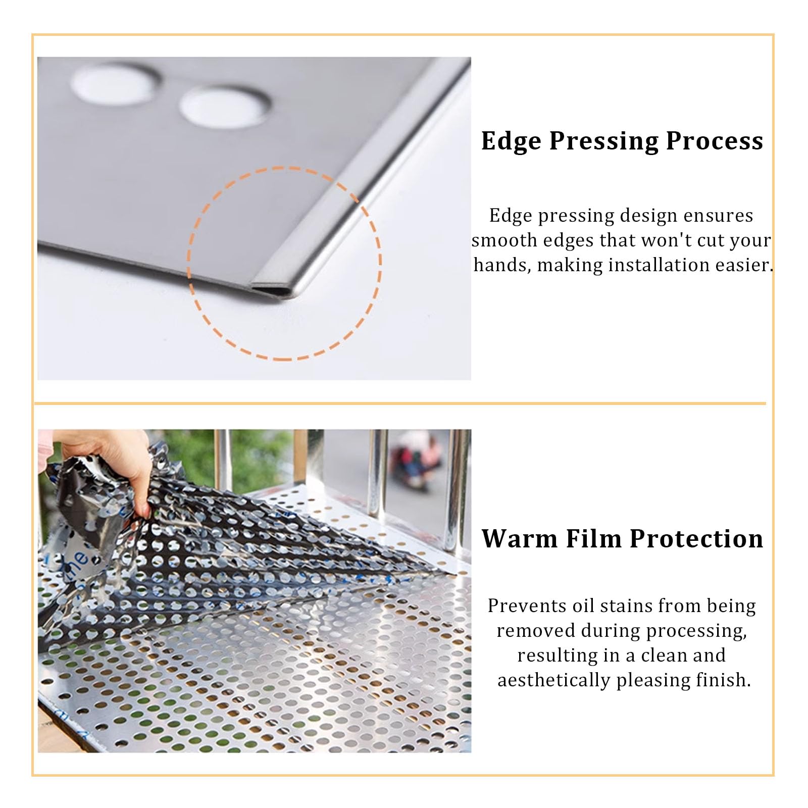 Láminas de metal perforadas de aluminio expandido, pantalla de malla decorativa (aberturas de 100 x 55 cm, aberturas de 1,6 mm de grosor), chapa de acero para proyectos de bricolaje, valla y