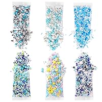 Vista 17 de Azúcar de lijado de Halloween, gránulos para decoración de pasteles, cupcakes, galletas, decoración de helado, chispas de azúcar comestibles