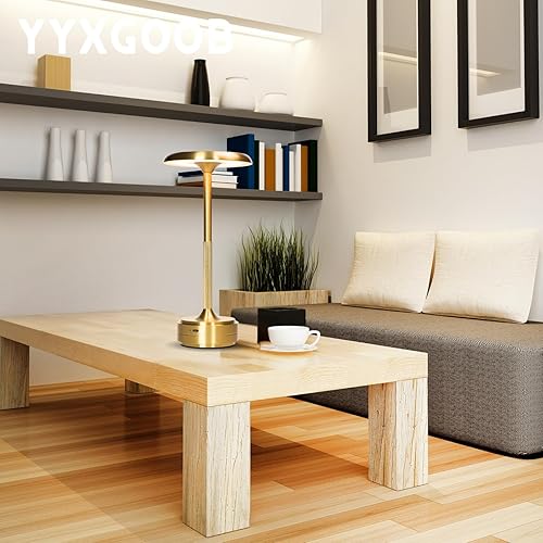 Miniatura 7 de Lámpara de mesa LED portátil inalámbrica, recargable con sensor táctil, regulable de tres niveles, adecuada para el hogar, oficina, dormitorio,