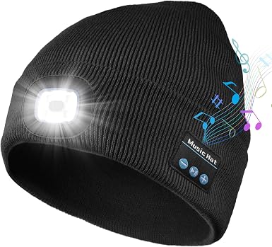 Tutuko Unisex Bluetooth Beanie Hat 