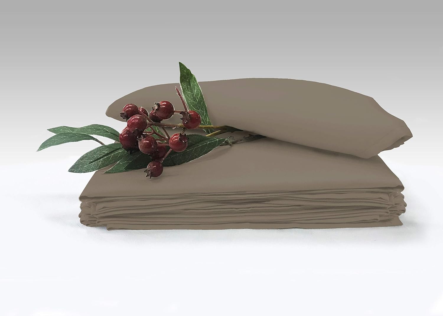 Soft Absorbent Cotton Cloth Small Dinner Napkins Ginger Snap 12 PC 14 Inch x 14 Inch, 100% Long Staple Cotton Napkin, Luxurious Sateen Hemstitched Lunch Napkin (100% Cotton Dinner Napkins Ginger Snap)