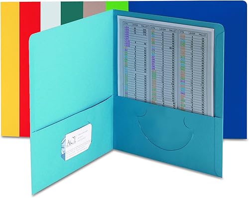 Vista 40 de Smead 87850 - Carpeta de 2 bolsillos con peso pesado, hasta 100 hojas, tamaño carta, colores surtidos, 25 por caja Gris