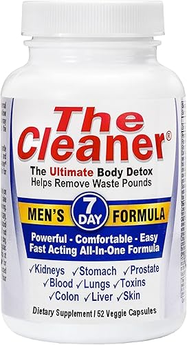 The Cleaner 7Day Formula Ultimate Body Detox para hombre (52 cápsulas)