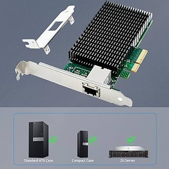 Amazon | GLOTRENDS ST7381 1ポート10G RJ45イーサネットネットワーク