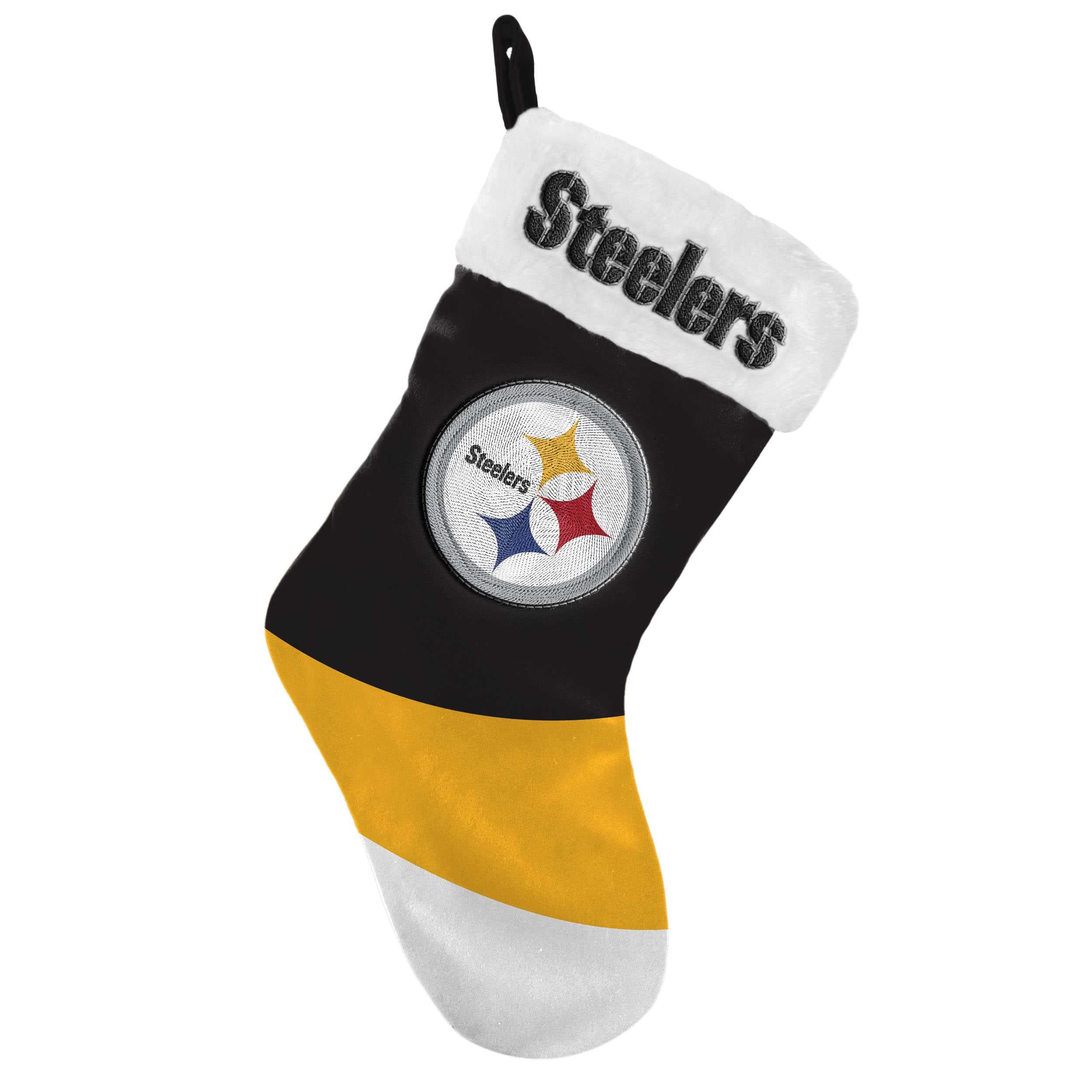 FOCO Pittsburgh Steelers NFL 2021 Colorblock Stocking - Stück